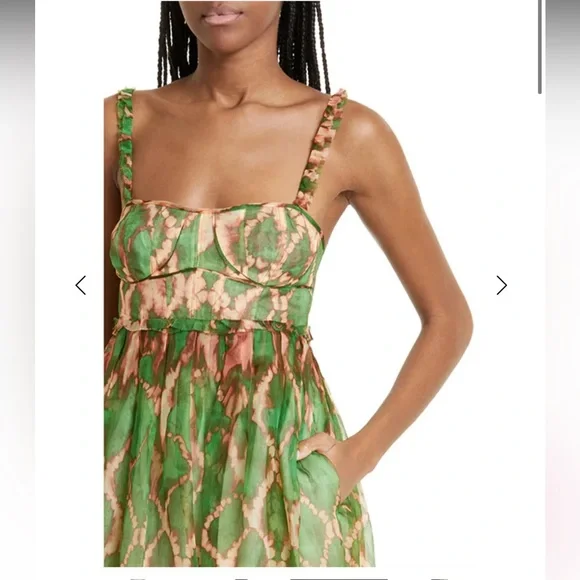 Ulla Johnson Pricilla Dress - Serpentine NWT Size 4 - Picture 3 of 6